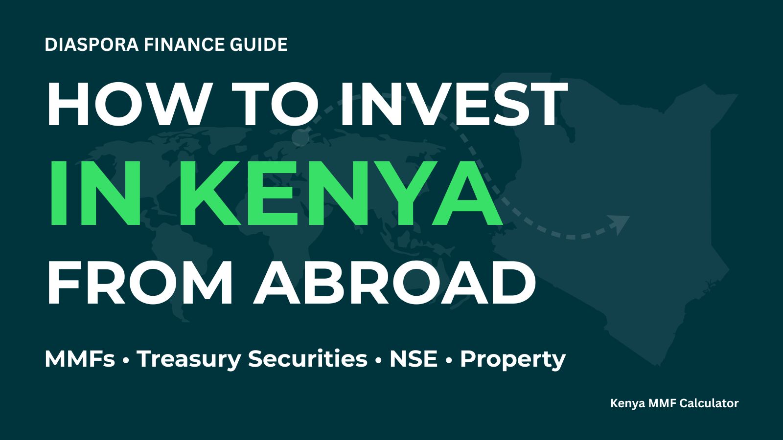 Kenyan diaspora investor comparing regulated investment options in Kenya from abroad